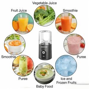 Mini mixeur portable 2026 pour aliments pour bébés, batteur à batterie pour shakes protéinés, mixeur de fruits, mixeur à tasse - Product Image 6