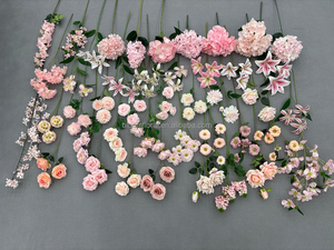 BL-WAF04 2026 Fiori Artificiali Realistici di Alta Qualità Fatti a Mano per Decorazioni da Tavolo, Casa, Matrimonio, Serie Colore Arancione - Product Image 2