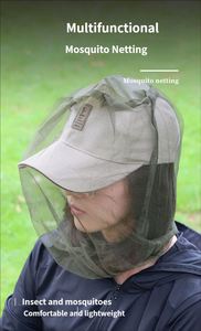 High-Quality Camping Cheap <b>Insect</b>-Proof Head-Mounted Hat Mosquito Net Outdoor Use. - Product Image 2