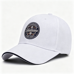 หมวกแก๊ปทรงทรัคเกอร์ 6 แผง ปักโลโก้ได้  แบบ unisex ผ้าตาข่ายสองสี ผ้าฝ้าย สวมใส่สบาย ปีกโค้ง - Product Image 1
