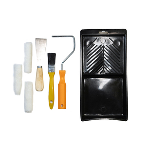 El juego de <span class=keywords><strong>rodillos</strong></span> de pintura profesional de 6 uds incluye 3 cubiertas de <span class=keywords><strong>rodillos</strong></span> 2 asas bandeja de plástico - Product Image 1