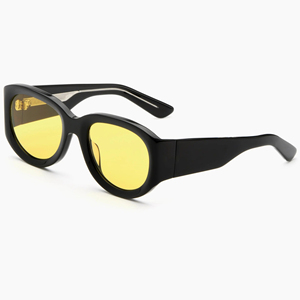 Últimos Modelos de Gafas de Sol Polarizadas Redondas Grandes para Hombre y Mujer 2026, Gafas Negras al por Mayor, Gafas de Sol de Acetato - Product Image 3