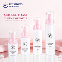 Botol Pompa Busa Plastik PET 30-100ml Warna & Logo Kustom Botol Busa Kosong untuk Kosmetik Perawatan Kulit