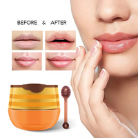 Vente en gros de masques pour les lèvres hydratants anti-rides personnalisés masque pour les lèvres teinté naturel avec logo de haute qualité au miel soin de la peau réparateur