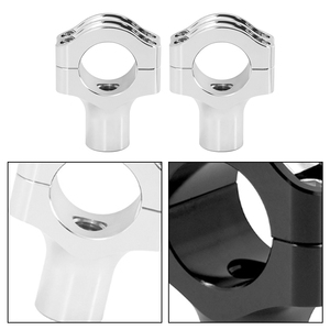 Abrazadera elevadora de manillar de motocicleta de 1.25 pulgadas para Harley 883 Softail Dyna Road King, piezas modificadas de aluminio CNC - Product Image 4