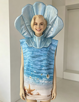Costume de sirène sur le thème de l'océan personnalisé pour Halloween, cosplay, fête de carnaval