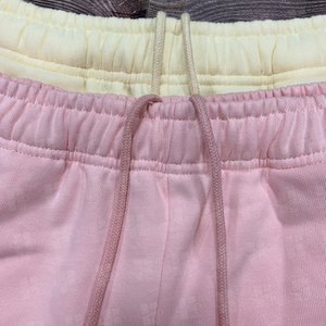 Conjunto de Sudadera y Pantalones Cortos de Felpa de 330 g/m² con Bloques de Color y Cuello Alto para Mujer, Ideal para Gimnasio y Actividades al Aire Libre, con Bordado de Cadena Personalizado - Product Image 6