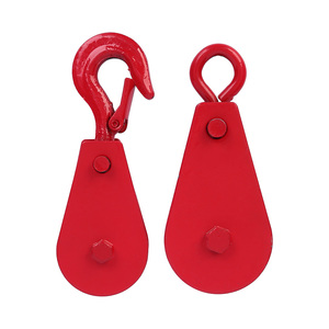 0.1t 0.5t 1t 2t 3t 5t High Strength <strong>Block</strong> Single Wheel Hook Crane Hoist Snatch Pulley <strong>Block</strong> - Product Image 2