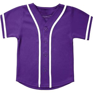 Camiseta Deportiva de Béisbol para Niños Babyhealthy, con Botones, Absorbente de Humedad, Unisex, para Niños y Niñas - Product Image 1