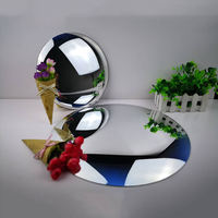 Aluminum Curved Glass Mirror for Vehicles Rearview Mirrors Glass Replacement Cutting Glass
