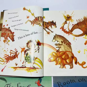 Livre d'images en anglais Le Gruffalo de Julia Donaldson - Livre d'histoires illustré pour enfants, papier artistique, reliure parfaite, couverture souple, fabriqué en Chine - Product Image 5