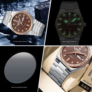Reloj de Hombre BINBOND 2026, Ultrafino de 43mm, Estilo Ejecutivo, Cuarzo, Luminoso, Resistente al Agua 30M, Gran Venta - Product Image 4