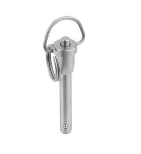 Goupille de verrouillage à bille en acier inoxydable K0746 avec anneau de maintien, goupille de positionnement à dégagement rapide, quincaillerie industrielle, fixation de sécurité - Product Image 1