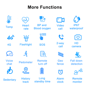 <span class=keywords><strong>นาฬิกา</strong></span>สมาร์ทวอทช์หน้าจอสัมผัสคุณภาพสูง ปี 2025 พร้อมฟังก์ชั่นเตือนการกินยา <span class=keywords><strong>ตรวจ</strong></span><span class=keywords><strong>จับ</strong></span><span class=keywords><strong>การ</strong></span><span class=keywords><strong>ล้ม</strong></span> และเตือน<span class=keywords><strong>การ</strong></span>นั่งนานเกินไป สำหรับผู้สูงอายุ - Product Image 6