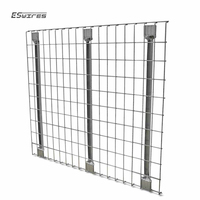 Plancher métallique sur mesure entièrement soudé à canaux évasés en cascade pour rayonnages d'entrepôt
