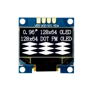 0.96英寸I2C微面板128x64液晶屏SSD1306驱动有机发光二极管显示模块