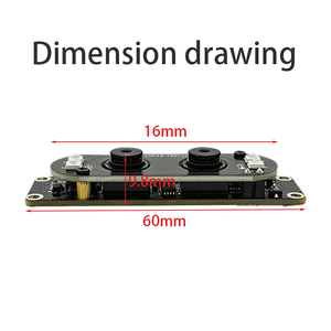 โมดูลกล้อง LLGCAM 1080P HD 2MP WDR พร้อมระบบจดจำใบหน้า กล้องสองตา 30FPS โมดูลกล้อง USB UVC ปรับแต่งได้ - Product Image 2