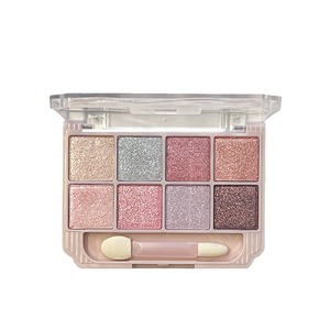 Palette de fards à paupières minéraux 8 couleurs style japonais en gros, gaufrée, scintillante, mate, waterproof, maquillage haute pigmentation - Product Image 5