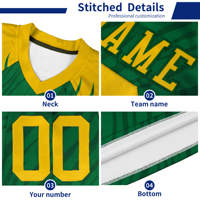 Maillots de football américain rétro cousus de qualité supérieure, grandes tailles, toutes équipes, survêtements de rugby avec rayures tigrées – Vente en gros