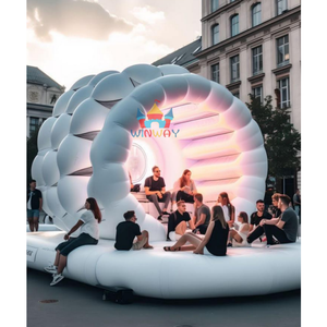 Gorila inflable comercial con iluminación LED-Casa llena de aire para eventos de fiesta al aire libre para reuniones de club nocturno, bodas y patios traseros - Product Image 2