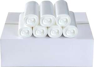 Clear High Density Trash Can Liners, Durable Transparent Garbage Bags, Multipurpose Disposable Plastic Sacks - Product Image 6