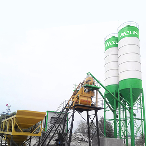 Planta Dosificadora de Concreto Móvil de 50m3/h, Línea de Producción Fija, Eléctrica Avanzada, Lista para Usar, con Control PLC para Suelo Estabilizado - Product Image 2