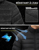 Veste matelassée pour homme Pioneer Camp, veste de transition, veste légère et chaude en duvet, imperméable et coupe-vent