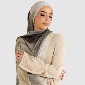 Hiyab Modal Personalizado con Logotipo Musulmán para las 4 Estaciones, Bufanda con Estampado Lujoso, Personalizable, Suave, Moda Islámica, Cómodo y Duradero - Product Image 1