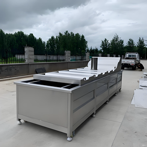 Grüne Bohnen Vollautomatisches Blanchiersystem Kommerzielle Gemüseverarbeitung Kontinuierliche Blanchier- und Kochmaschine 304 - Product Image 4