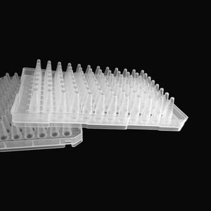 Placa de PCR Yongyue Medical de 200L, 96 Pocillos, con Borde Alto, Transparente, Esterilizable, Pocillos Cuadrados, Fondo Plano, Material PP - Product Image 3