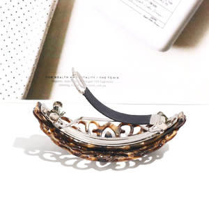 Barrettes bouclées en acétate de tortue, accessoire pour décorer les <span class=keywords><strong>cheveux</strong></span>, 100 pièces, courbe, à la française, épaisses et accessoire de coiffure pour femmes - Product Image 3