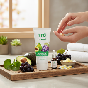 Crème pour les mains hydratante et nourrissante TTO, parfum avocat, extrait de Centella Asiatica, acide hyaluronique, vitamine E, beurre de karité - Product Image 3