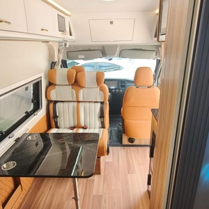 Autocaravana de Lujo, Camioneta de Fibra de Vidrio Todoterreno, Camión de Plataforma de Alta Capacidad, Remolque Camper para 4 Personas en Venta - Product Image 2