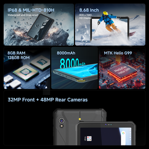 T1 bán buôn 8-inch IP68 không thấm nước ATEX khu Android 14 công nghiệp màn hình cảm ứng PC gồ ghề máy tính bảng - Product Image 3