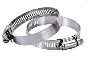 Sunpoint ss métal mini allemand américain type pinces clips en acier inoxydable tuyau collier de serrage