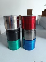 Meilleures ventes - Broyeur à herbes personnalisé 63 mm/50 mm/40 mm, plusieurs couleurs, broyeur à herbes en métal à quatre couches en alliage de zinc