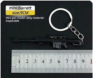 ขายส่งพวงกุญแจปืนโลหะผสมขนาดเล็ก 49 แบบ รุ่นปืนพก ของเล่นเท่ๆ สำหรับเด็กผู้ชาย ของตกแต่งกระเป๋าเป้สะพายหลัง ของขวัญวันเกิดสำหรับเด็กผู้ชาย - Product Image 5