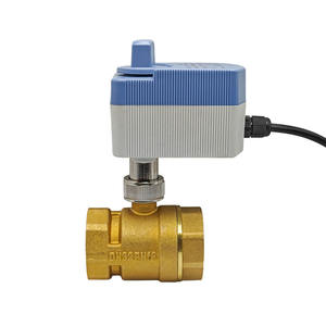 Vanne à bille électrique en laiton, étanche IP65, motorisée avec fonction de commutation manuelle, 1/2" 3/4" 1" 12V/24V/220V - Product Image 5