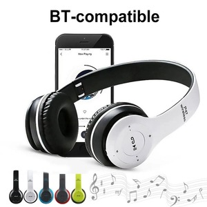 P47 5.0 ワイヤレスヘッドホン 折りたたみ式 HIFI ステレオベースイヤホン 子供用ヘルメット型ギフト マイク付き USBアダプター iPhoneゲーム対応 - Product Image 4