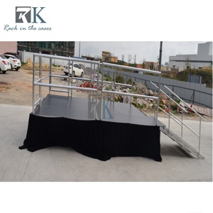 เวทีอลูมิเนียมปรับระดับความสูงได้แบบโมดูลาร์ เวทีพกพาสำหรับงานแต่งงานและงานเลี้ยง - Product Image 5