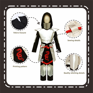 Nouvelle conception, fabrication sur mesure, costume d'anime, costume de cosplay de film et de télévision, costume de ninja pour le carnaval, fête d'<span class=keywords><strong>Halloween</strong></span> - Product Image 5