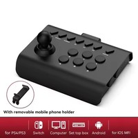 Manette de jeu arcade classique filaire NKIWI Y01 avec volant de direction et design mini pour ordinateur, PS et jeux PC