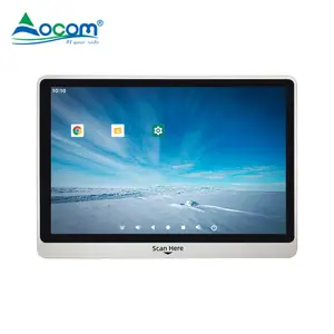 Màn hình cảm ứng kiosk Wifi 1D 2D Máy Quét Mã Vạch giành chiến thắng Android POS giá Checker cho siêu thị