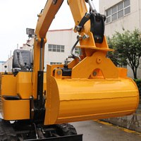 Bucket Baja Multifungsi 4 in 1 Tipe Standar 1.15m untuk Aksesoris Skid Steer Loader Model BLWT 4 In1001