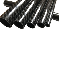Tubería Estructural de Fibra de Carbono Enrollada con Filamento de Grado Aeroespacial CNER, Tubo de Refuerzo de Alta Rigidez y Baja Inercia para UAV