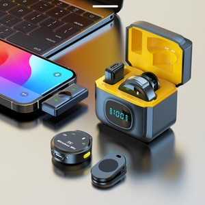 Nhà Máy Trực Tiếp Mini Lavalier Micro Không Dây Với Loại C IOS Receiver Cho Điện Thoại Thông Minh Máy Ảnh Và Sống Vlog - Product Image 1
