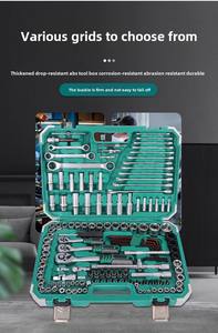 طقم مفتاح ربط بسقاطة من الفولاذ الكربوني قطعة أدوات يدوية خاصة لإصلاح السيارة من شركة تصنيع المعدات الأصلية حافظة دعم مجموعات أدوات يدوية - Product Image 2