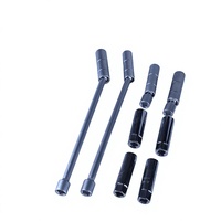 Clé universelle fournie par le fabricant avec douille à bougie magnétique puissante en acier au chrome-vanadium de 14 mm et 16 mm, outil de démontage