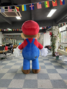 ชุดมาสคอตมาริโอและลุยจิแบบเป่าลมสั่งทำพิเศษ ชุดมาสคอตมาริโอ้บราเธอร์สแบบเป่าลมสำหรับผู้ใหญ่สำหรับงานฮาโลวีน - Product Image 3