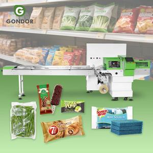 Popsicle Ice Cream Pillow Pouch Packing Bread Slicing and Packaging Automatic Machine Freeze Dried Fruit - Product Image 1